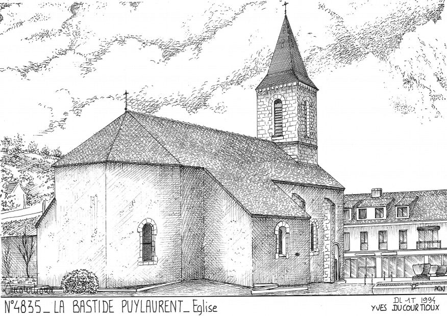 N 48035 - LA BASTIDE PUYLAURENT - église